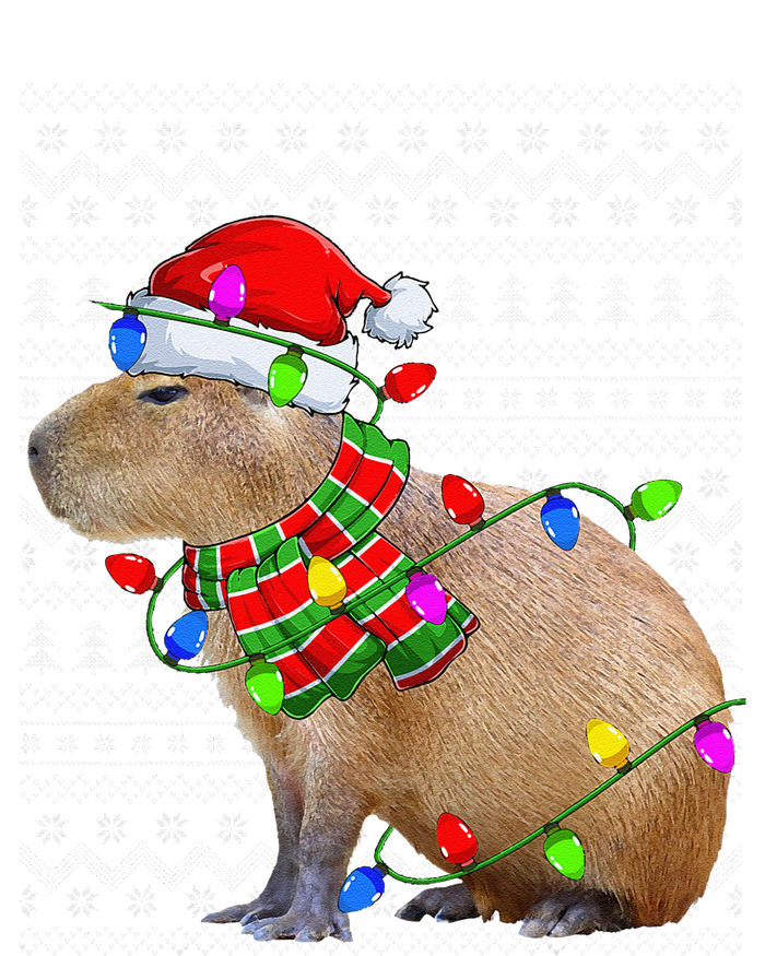 Capybara Ugly Xmas Lighting Santa Capybara Christmas T-Shirt