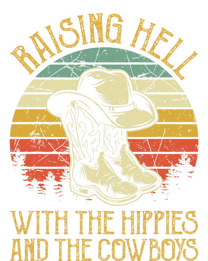 Raisin Hell With The Hippies And The Cowboys Kids T-Shirt