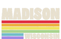 Madison Wisconsin Pride Rainbow Flag G.A.Y Pride Merch Queer Poster