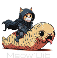 Meowdib Sand Land Cat Sandworm Hoodie