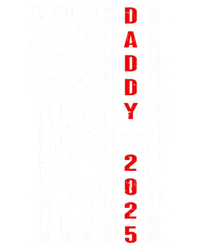 Patriotic American Flag Promoted To Daddy 2025 Premium T-Shirt