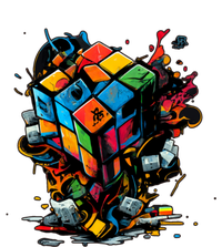 Puzzle Cube Exploding Speed Cubing 80S Vintage Math Gift T-Shirt