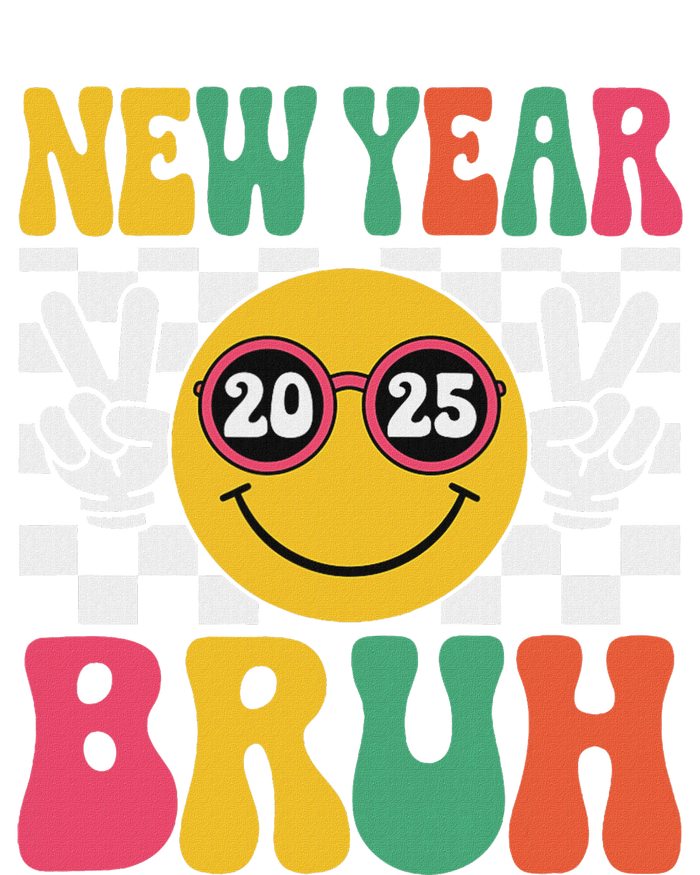 Happy New Year Bruh 2025 Kids Long Sleeve Shirt