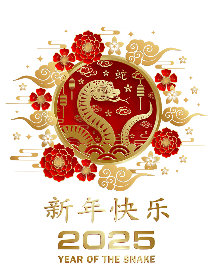 Year Of The Snake 2025 Lunar New Year Chinese New Year 2025 T-Shirt