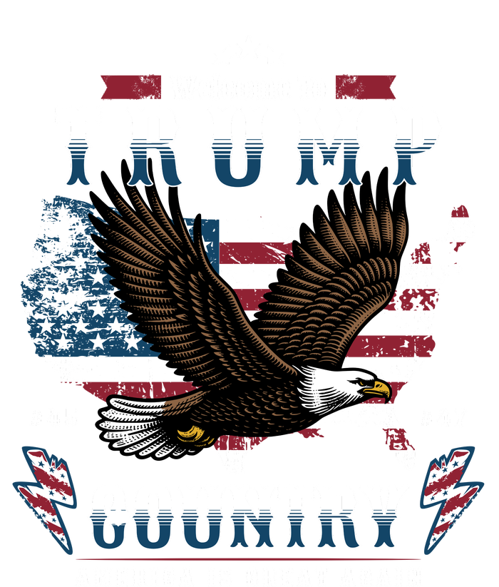 Classic Welcome To Trump Country Maga Eagle Tall Sweatshirt