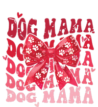 Dog Mama Valentines Day Heart Coquette Bow Mom Valentine Cooling Performance Long Sleeve Crew