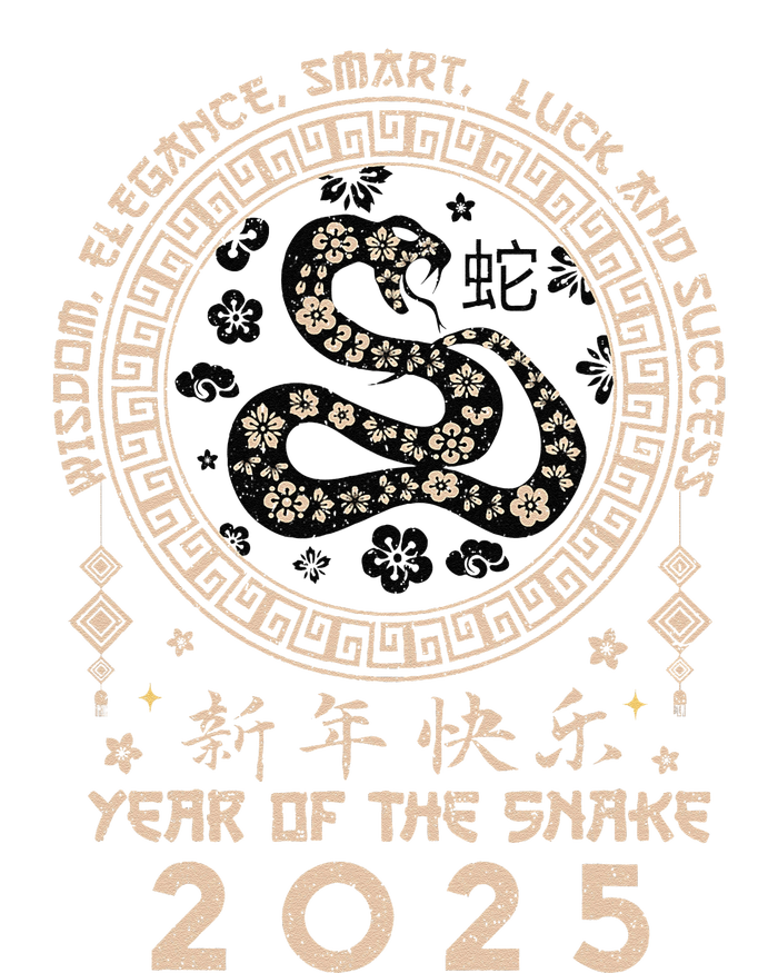 Lunar New Year Of The Snake 2025 Happy Chinese New Year T-Shirt