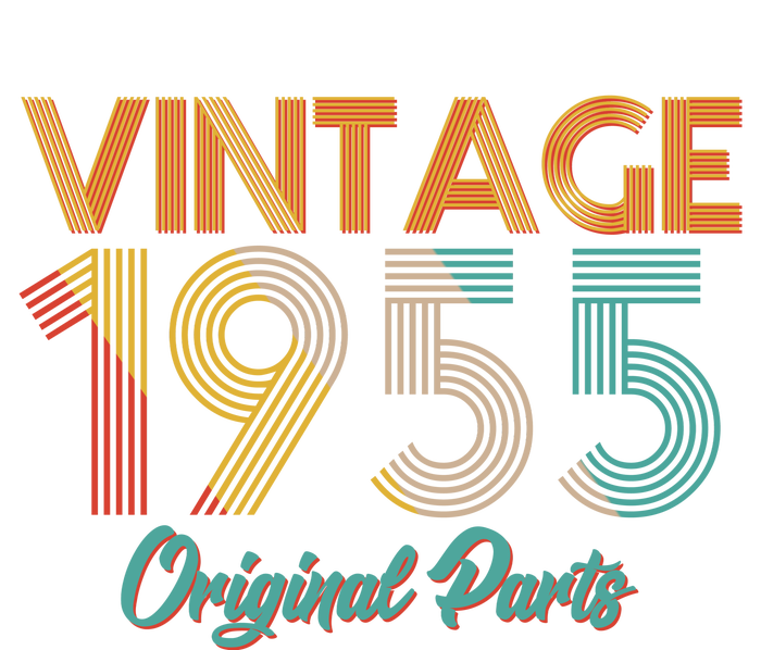 Vintage 1955 Original Parts 70th Birthday T-Shirt