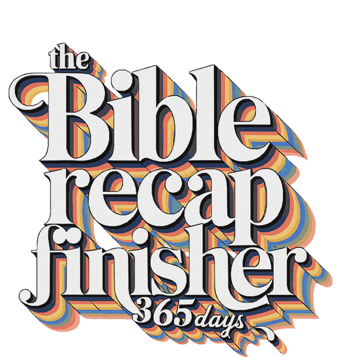 The Bible Recap Finisher 365 Days Christian Journey Women's Racerback Tank