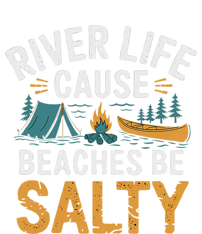 River Life Cause Beaches Be Salty Kids Tie-Dye T-Shirt