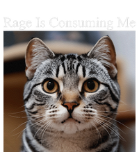 Rage Is Consuming Me Silly Staring Cat Meme Oddly Specific T-Shirt