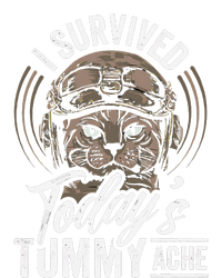 I Survived TodayS Tummy Ache Cat T-Shirt