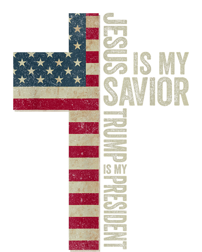 Jesus Is My Savior Trump Is My President Trump 2024 Election T-Shirt