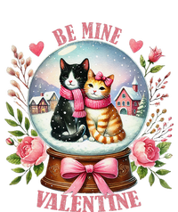 Be Mine Valentine Cute Cat Snow Globe ValentineS Day Cat T-Shirt