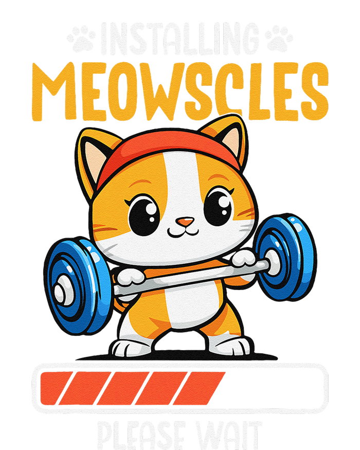 Fitness Cat Gym Installing Meowscles T-Shirt