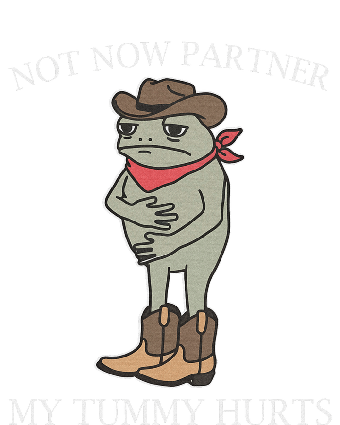 Not Now Partner My Tummy Hurts T-Shirt