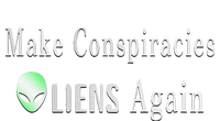 Make Conspiracies Aliens Again Funny Ufo Enthusiast Design T-Shirt