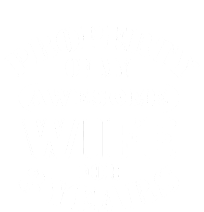 3rd Wedding Anniversary Wife Funny Gift 3 Year Husband My Awesome Coaster