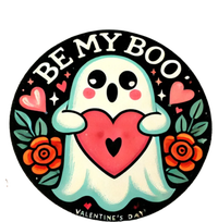 Be My Boo ValentineS Day Ghost Illustration Gift Button