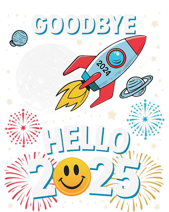 Family Pajamas Goodbye 2024 Hello 2025 Fly Happy New Year T-Shirt