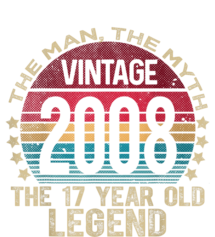 17 Year Old Gifts Vintage 2008 Limited Edition 17th Birthday T-Shirt