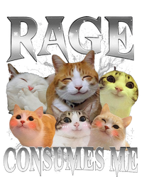 Rage Consumes Me Funny Silly Cat Meme Bootleg Vintage T-Shirt