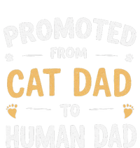 Funny New Daddy Cat Lover Promoted From Cat Dad To Human Dad T-Shirt