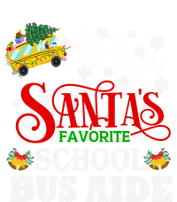 SantaS Favorite School Bus Aide Christmas Pajama Cool Gift T-Shirt