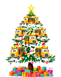 School Bus Christmas Tree Xmas Holidays School Bus Driver Gift T-Shirt