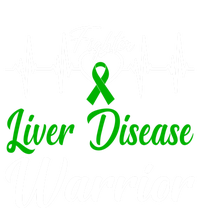 Liver Disease Warrior Heartbeat Fight Green Ribbon Love Gift Coaster