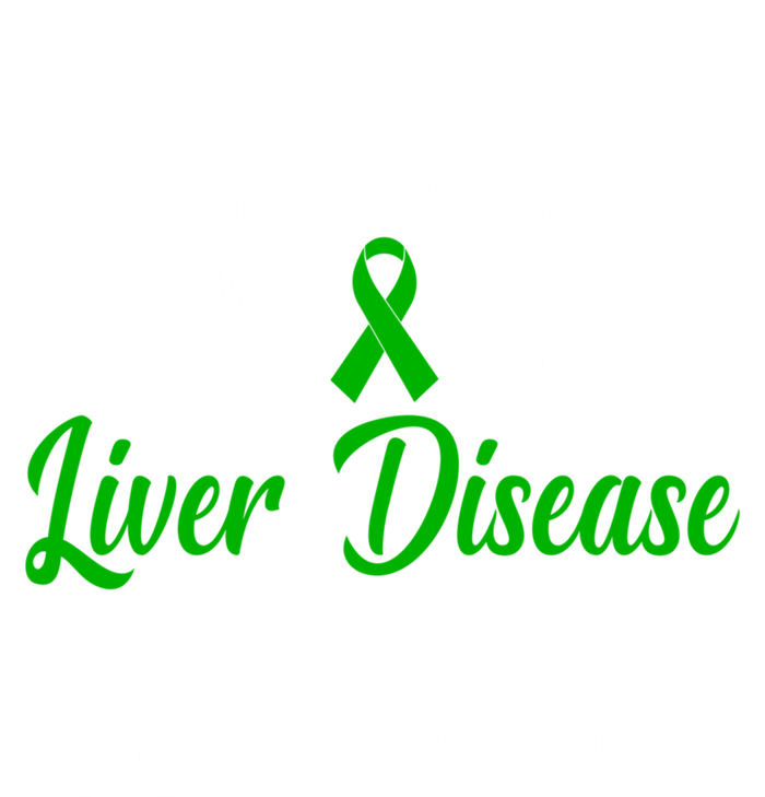 Liver Disease Warrior Heartbeat Fight Green Ribbon Love Gift Coaster