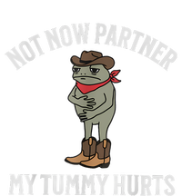 Not Now Partner My Tummy Hurts Cowboy Frog Vintage T-Shirt