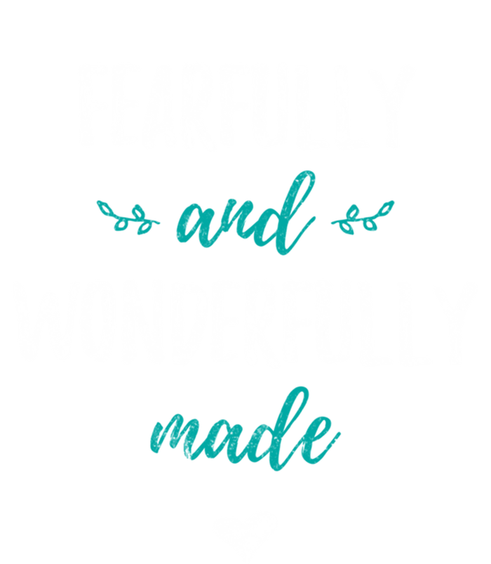 Fearfully And Wonderfully Made Religious Vintage Christian Gift T-Shirt