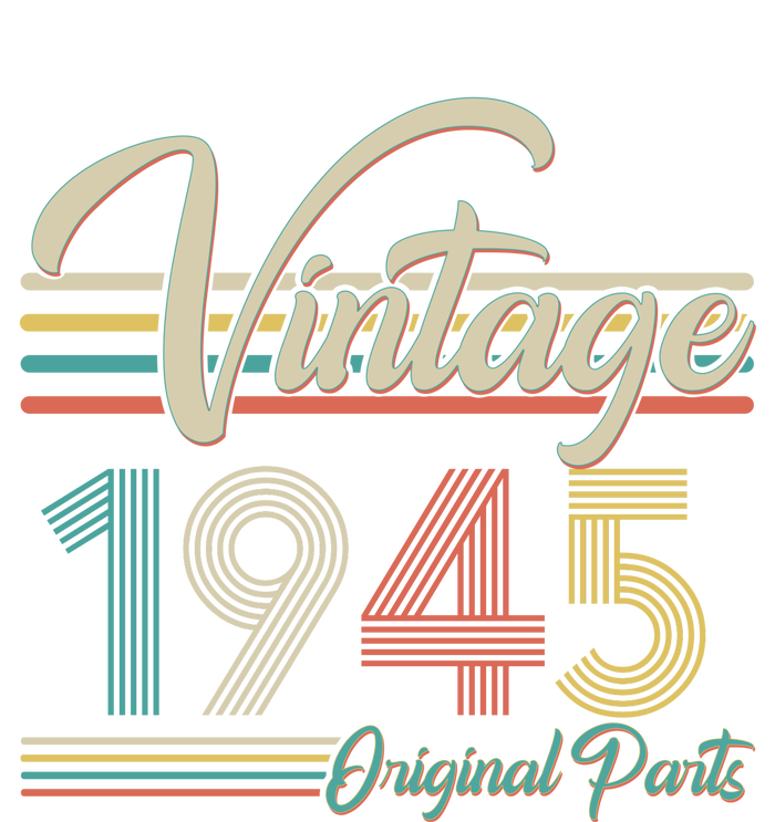 Vintage Original Parts 1945 80th Birthday T-Shirt