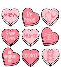 Nurse Conversation Hearts ValentineS Day Cute Gift Coaster