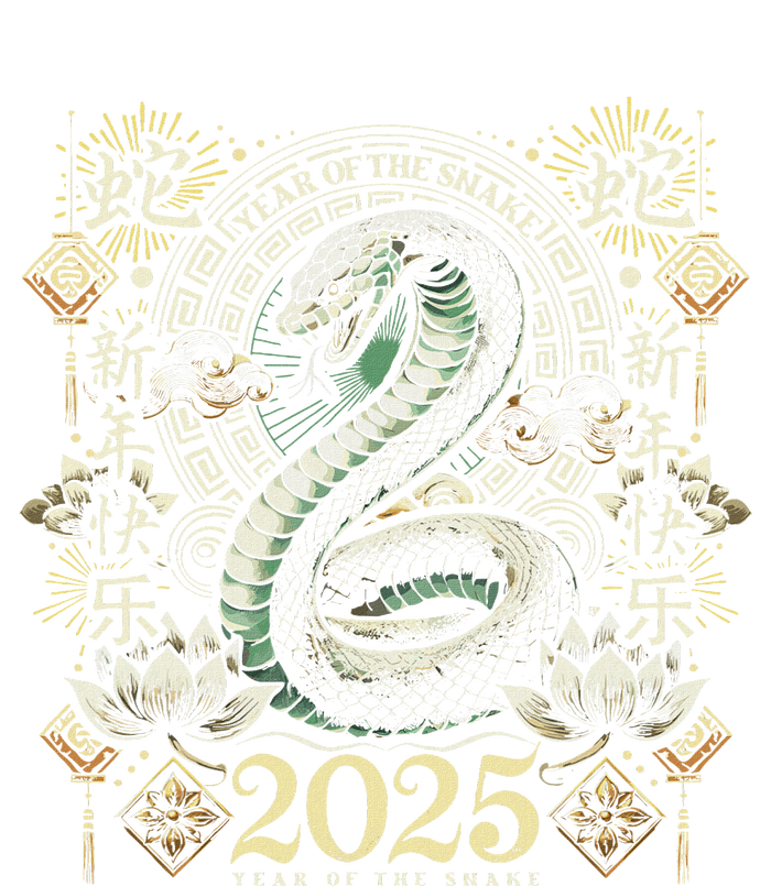 Year Of The Snake 2025 Chinese New Year T-Shirt