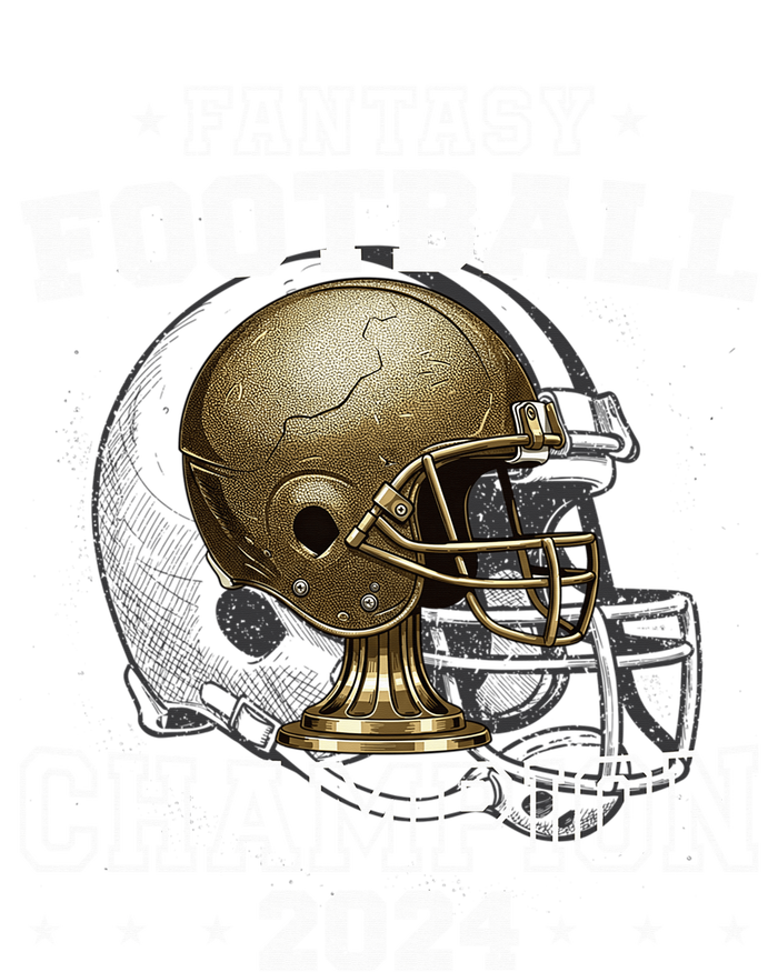 Fantasy Football Champion 2024 Shield Trophy Emblem T-Shirt