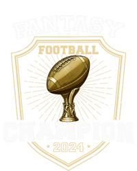 Fantasy Football Champion 2024 Shield Trophy Emblem Long Sleeve Pajama Set