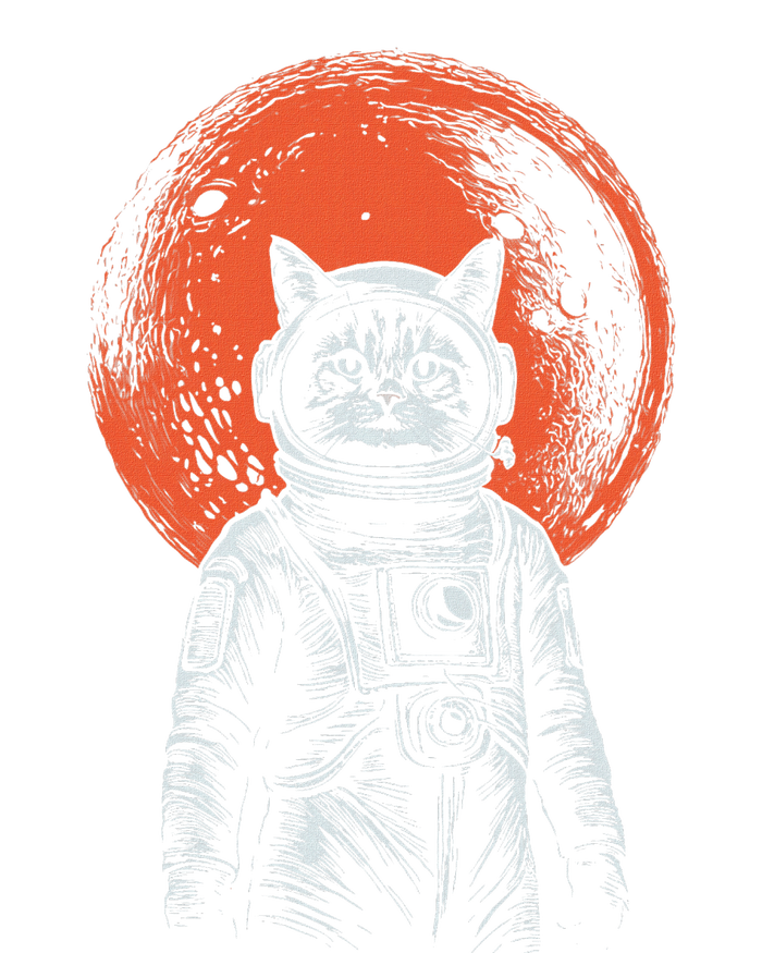 Space Cat Astronaut Cat Good Luck Cat Vintage T-Shirt