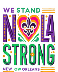 Louisiana Culture T Vintag We Stand Nola Strong Apparel Long Sleeve Pajama Set