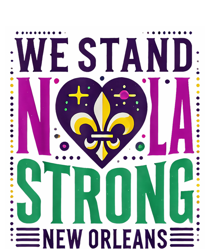 Louisiana Culture T Vintag We Stand Nola Strong Apparel Women's Pullover Hoodie