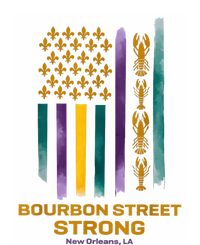 Louisiana Culture Vintage We Stand Nola Strong Bourbon Street Toddler T-Shirt