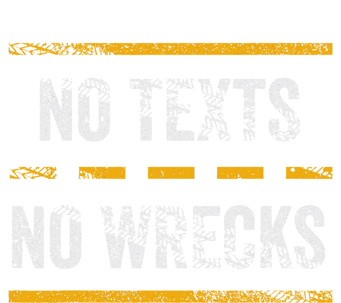 Distracted Driving No Texts No Wrecks Texting Driving Youth Performance Sprint T-Shirt