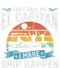 El Capitan Pontoon Captain I Make Ship Happen Boating Women's Flannel Pajama Set