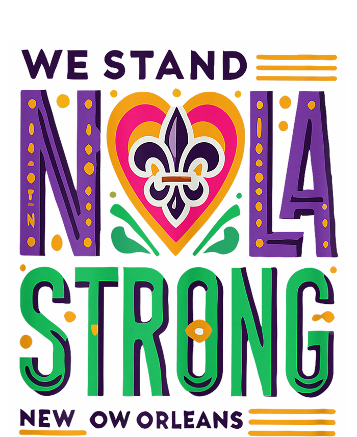 Louisiana Culture Vintage We Stand Nola Strong Apparel T-Shirt