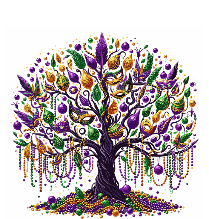 Mardi Gras Tree Beads New Orleans 2025 Festival Bead T-Shirt