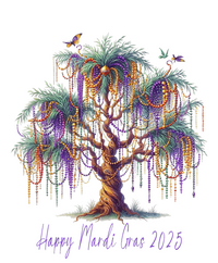 Mardi Gras Tree Beads New Orleans 2025 Festival Bead Cooling Performance Long Sleeve Crew