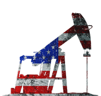 Oilfield Worker Rig Drilling Us Flag Oil Rig Man Oil Driller Zip Tote Bag