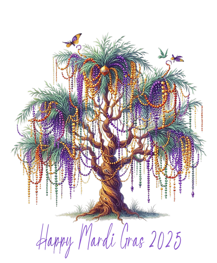 Mardi Gras Tree Beads New Orleans 2025 Festival Bead Tree Magnet