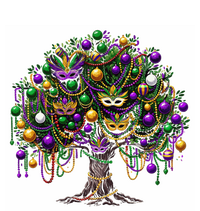 Mardi Gras Tree Beads New Orleans 2025 Festival Bead Tree T-Shirt